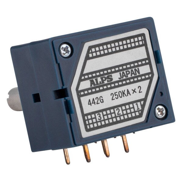 Main product image for ALPS RK27 250KA Audio Taper Potentiometer Sol 023-202